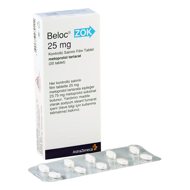 Beloc 25 Mg 20 Tablets AstraZeneca