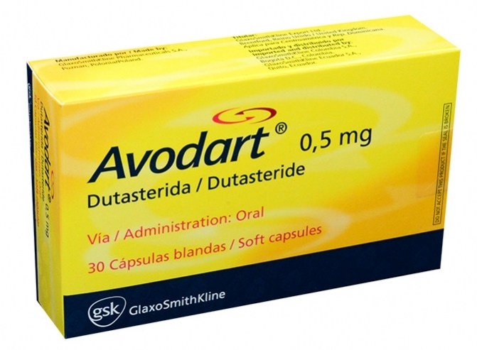 Avodart 0.5 Mg 30 Tablets Glaxosmithkline