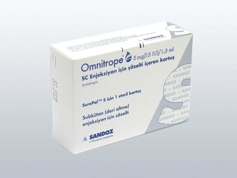 Omnitrope Somatropin 15 Iu (5mg) Sandoz