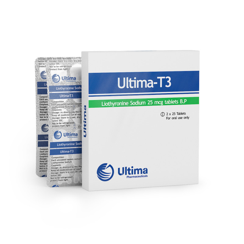 Ultima-T3 25 Mcg 50 Tablets Ultima Pharma