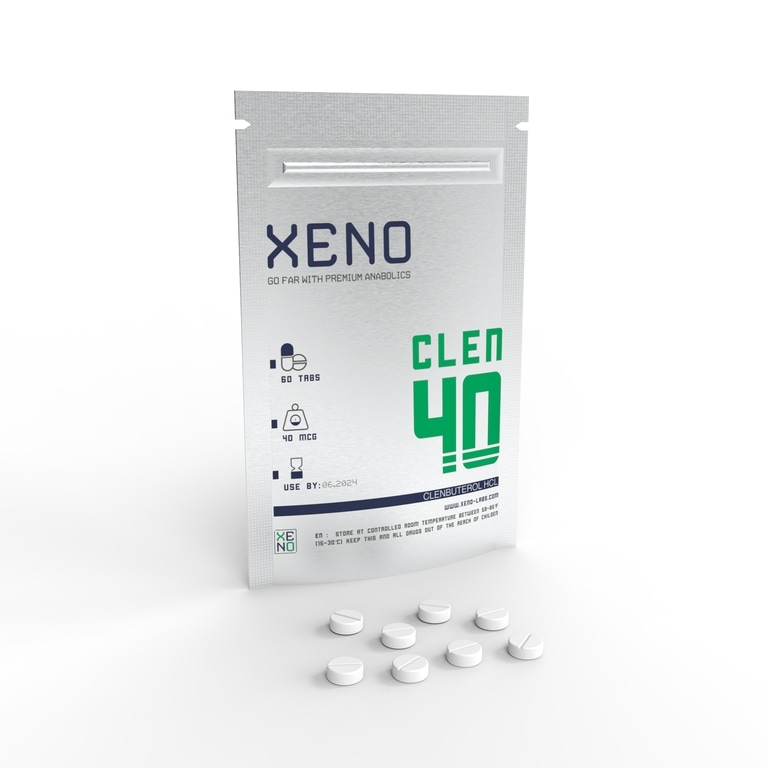 Clenbuterol 40 Mcg 60Tablets Xeno Labs.